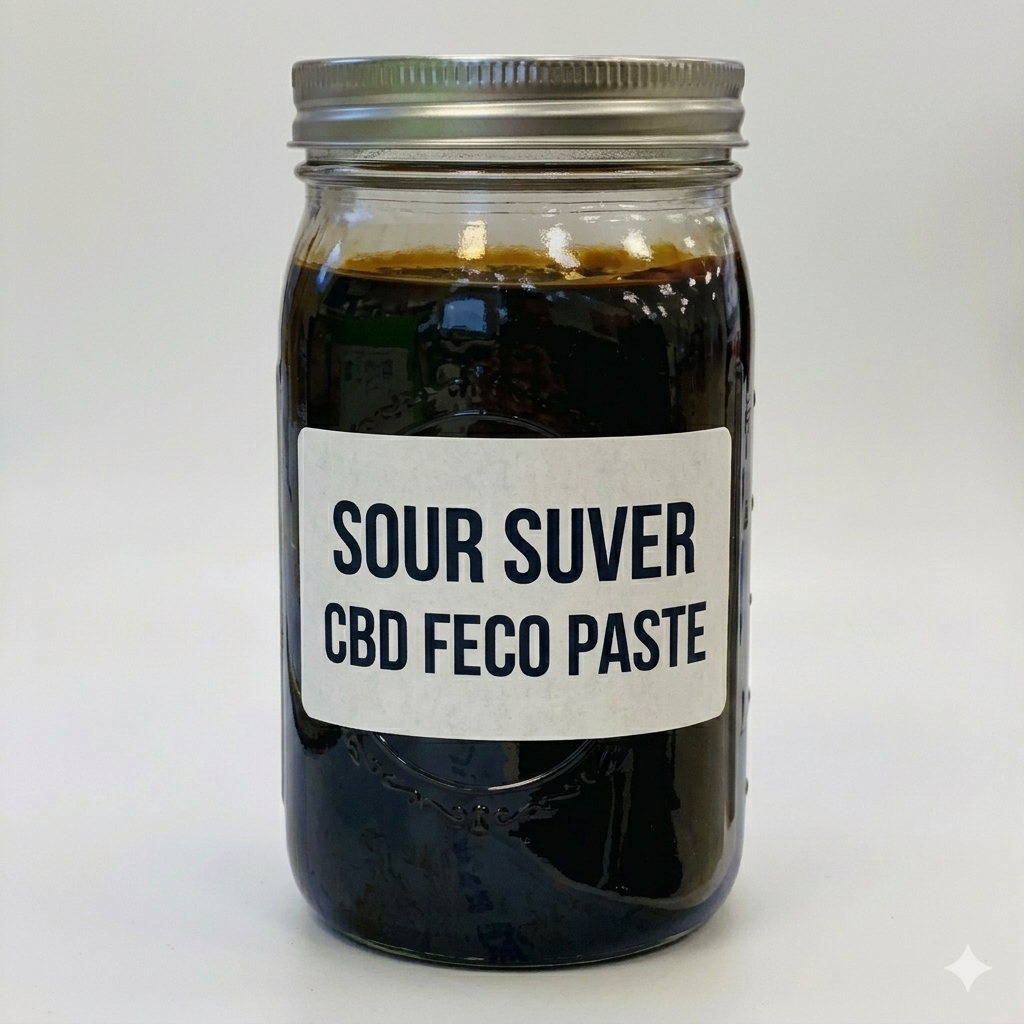 Sour Suver CBD FECO Paste